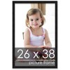 PosterPalooza | Simple Black Picture Frame - UV Acrylic, Foam Board Backing, Hanging Hardware - 2 of 4