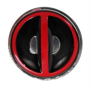 Adult Deadpool Symbol Colored Lapel Pin - 1 of 2