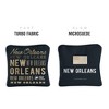 Gameday New Orleans Football Synergy Pro Black Cornhole Bags (Set of 4) - image 2 of 4