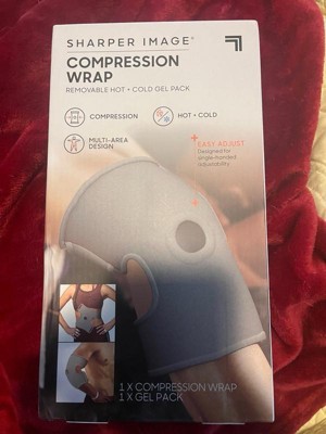 Sharper Image Compression Wrap With Removable Hot And Cold Gel