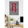 Trends International NBA Houston Rockets - Logo 25 Framed Wall Poster Prints - 2 of 4