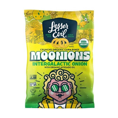 LesserEvil Moonoions Intergalactic Onion Chips - 6oz