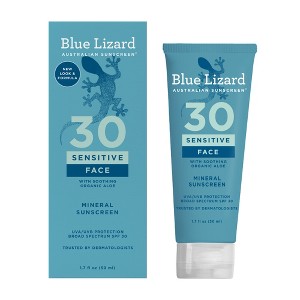 Blue Lizard Sensitive Face Mineral Sunscreen Lotion - SPF 30+ - 1.7 oz - 1 of 4