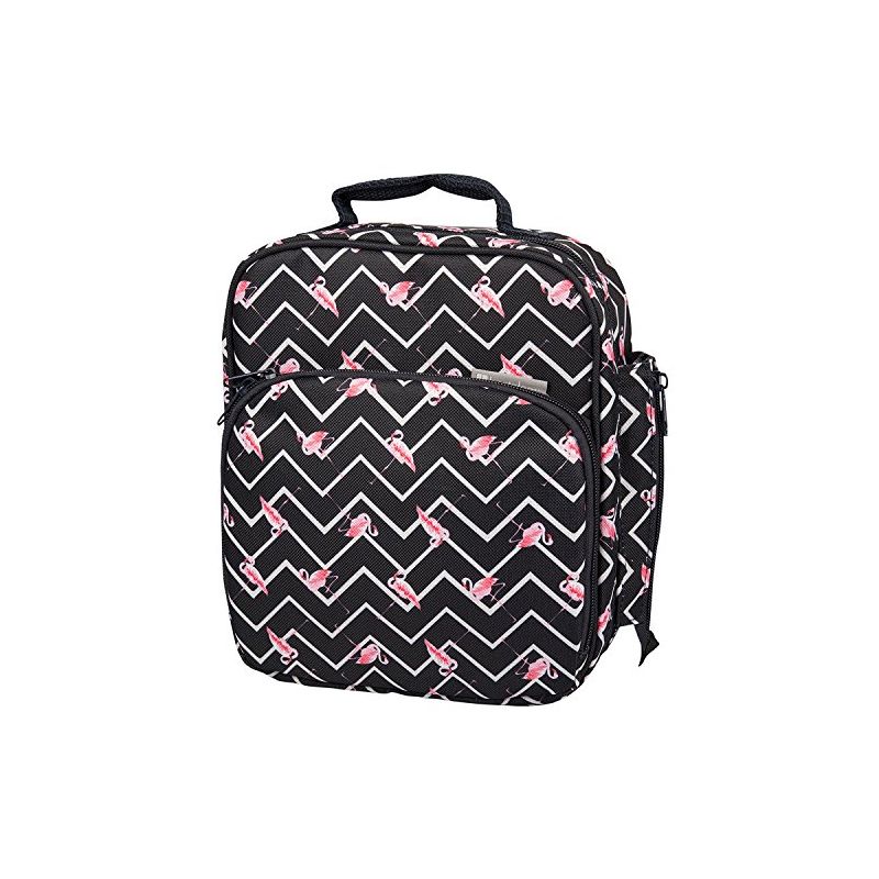 Bentology Lunch Box for Kids - Girls and Boys Insulated Lunchbox Bag Tote - Fits Bento Boxes - Flamingo, 1 of 2