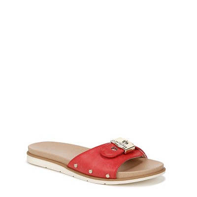 Dr. Scholl's Womens Nice Iconic Slide Sandal Heritage Red 10 M : Target