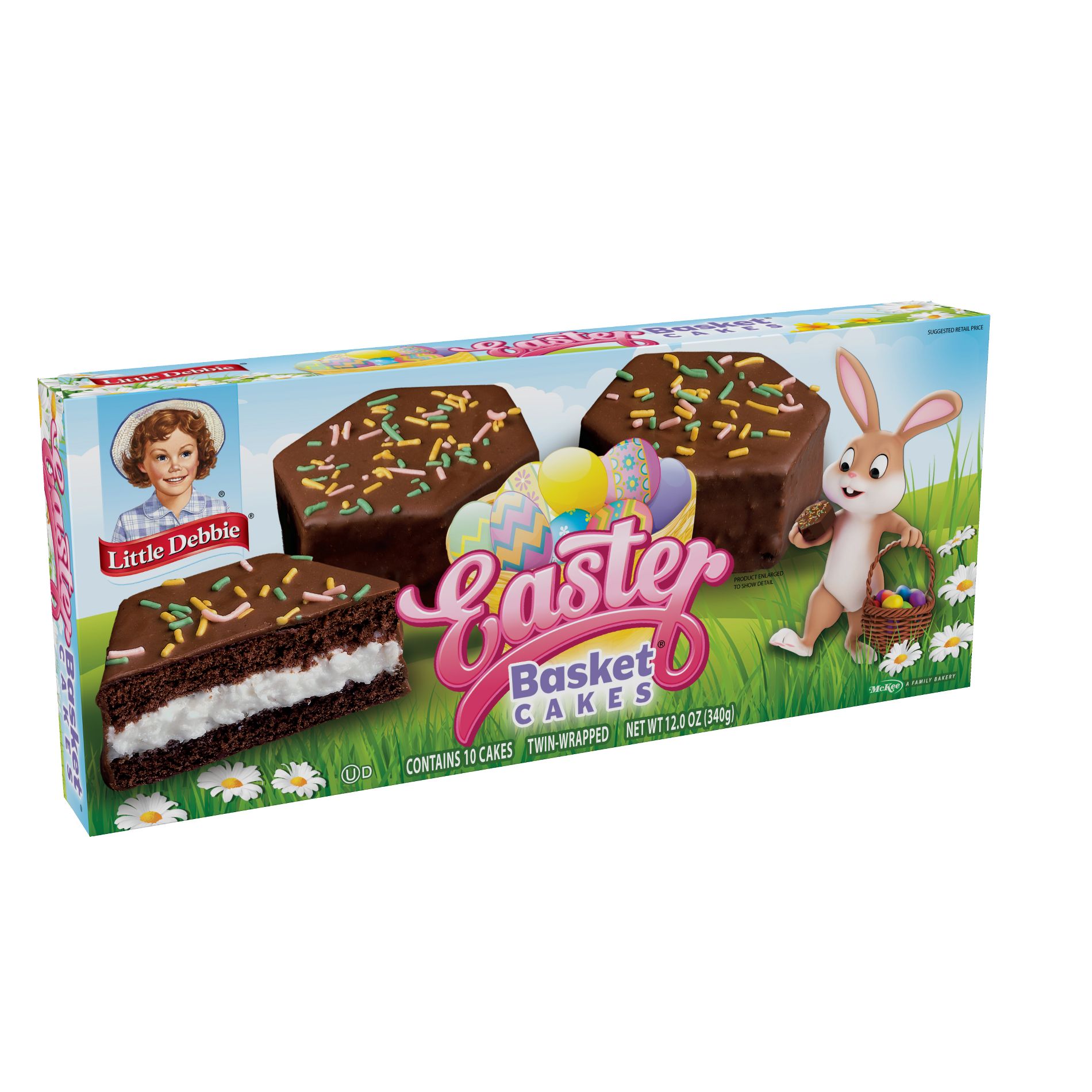 Little Debbie Chocolate Easter Basket Cakes - 12oz/10ct