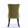 NicBex Modern Dining Chairs Set of 2,Velvet Upholstered Kitchen Chair with Wood Legs for Dining Room,Living Room - 4 of 4