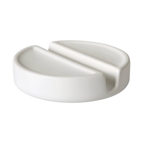 Frosty Glass Soap Dish Bathroom Tumbler White - Allure Home Creations :  Target