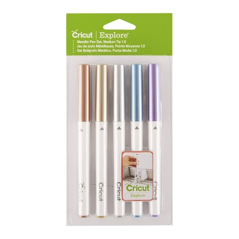 Cricut 5pc Metallic Medium Point Pen Set : Target