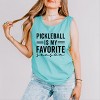 Simply Sage Market Pickleball Is My Favorite Season Garment Dyed Tank - 3 of 3