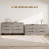 Nasitip 7-Drawer Dresser for Bedroom, 55" Wide Freestanding Horizontal Drawer with Storage, Wooden Closet Chest Storage for Home Office - 2 of 4