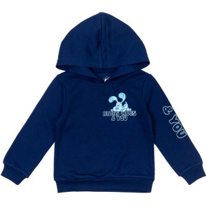 Blue's Clues & You! Blue Baby Fleece Pullover Hoodie Infant  - 1 of 4