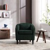 CAVINAS Modern Barrel Chair, Living Room Accent Chair, Decorative Armchair with Thick Cushions and Pillows, Comfy Single Sofa Chair with Wooden Legs - 4 of 4