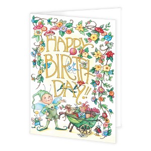 Mary Engelbreit Birthday Bugs Greeting Card,  5"x7" - 1 of 2