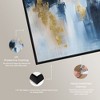 Art Remedy Morning Dew Blue Abstract Wall Art Framed - 4 of 4