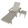 WestinTrends Ashore Modern Reclining Chaise Lounge with Side Table 2-Piece Set - 4 of 4