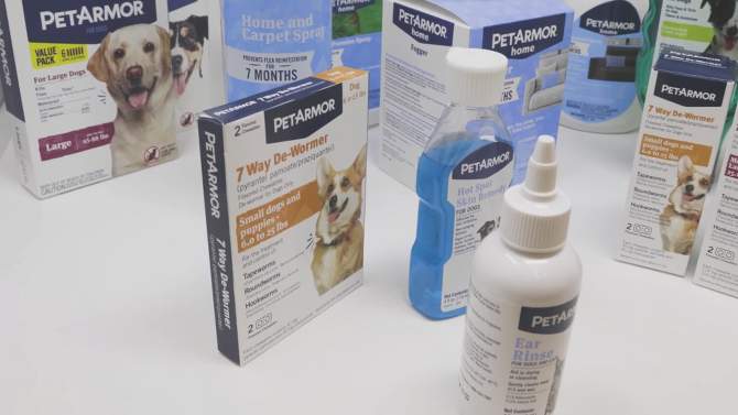 PetArmor 7-Way Deworm Dog Insect Treatment for Dogs, 2 of 9, play video