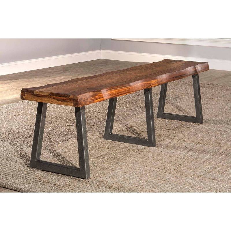 Emerson Bench Brown - Hillsdale Furniture, 3 of 5