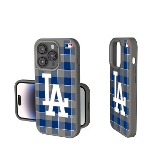 MLB National League Teams Plaid Soft Touch Cell Phone Case for Apple iPhone - 1 of 4