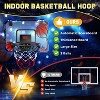 Skirfy Indoor Basketball Hoop for Kids, Mini Basketball Hoop with Electronic Scoreboard and Sounds - 3 of 4