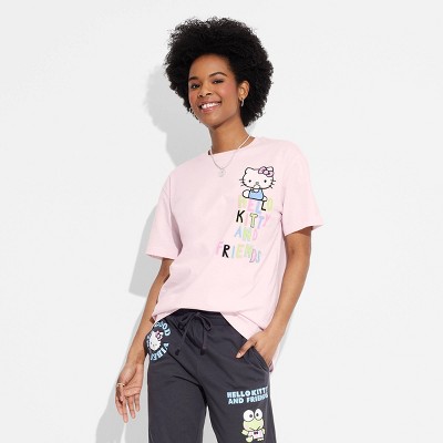 oversized t shirt women pink