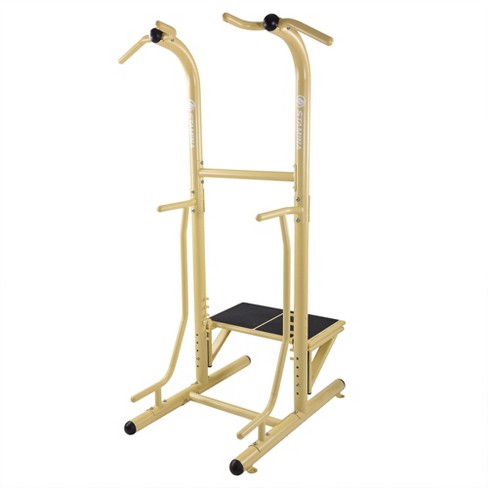 Stamina 65-1485 Weather-proof Heavy-duty Steel Outdoor Fitness Power Tower  Pro Station With Pull-up Station And Plyo Box, Gold : Target