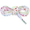 INSPIRE CHIC Flat Splatter Painted Fun Shoelaces for Sneakers 2 Pairs - 2 of 4