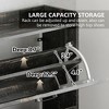 Vynxaria Gray Shoe Cabinet with Large Capacity for Entryway and Balcony - 4 of 4