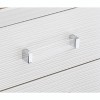 NicBex 2 Drawer Nightstand,Wood Bedside Table with Acrylic Bar Pulls for Bedroom,Living Room,Bedside - 4 of 4