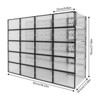 YIYIBYUS 20 Pieces Shoe Organizers Clear Stackable Shoe Container, Black - 4 of 4