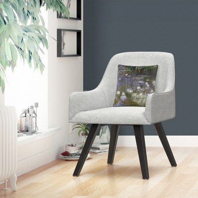 Monet Water Lilies 16" Square Polyester Throw Pillow