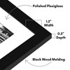 Americanflat 26x32 Picture Frame  - Use as 22x28 Frame with Mat or Display 26x32 Photo Without Mat - Epic Collection - Black - 3 of 4