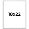PosterPalooza | Textured White Picture Frame - UV Acrylic, Foam Board Backing, Hanging Hardware - 2 of 4