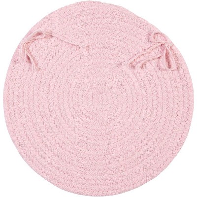 Colonial Mills Bristol Chair Pad, Blush Pink, Set of 4
