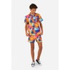 OppoSuits Teen Boys Summer Set - Printed Top And Shorts - 3 of 4