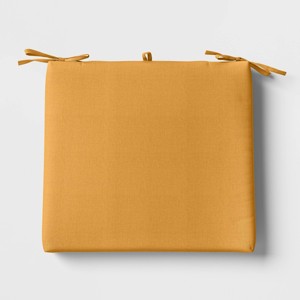18"x20" Woven Outdoor Chair Seat Cushion - Threshold™ - 1 of 4