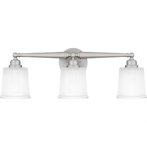 Quoizel Lighting Cecilia 3 - Light Vanity in  Brushed Nickel - 1 of 1
