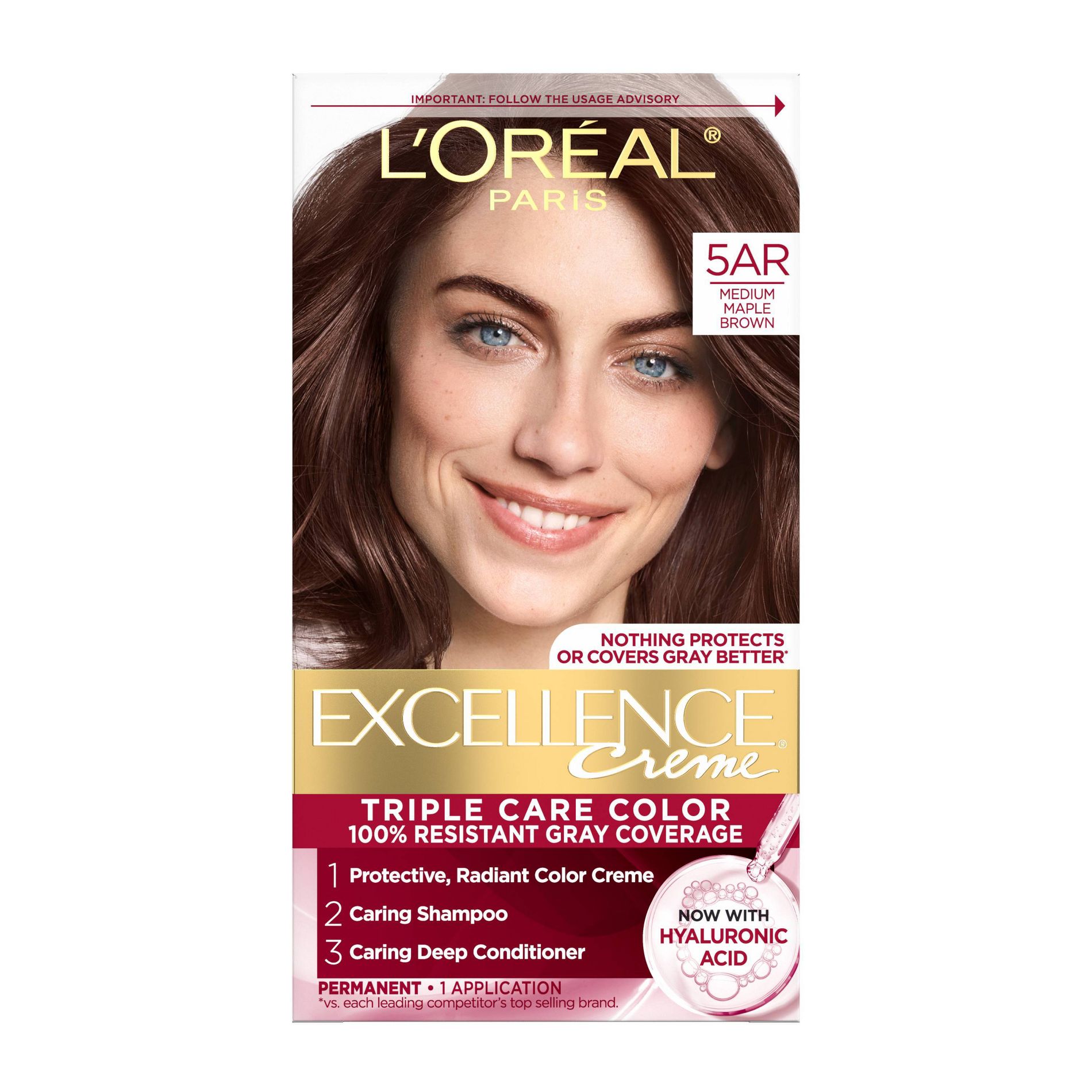 L'Oreal Paris Excellence Triple Protection Permanent Hair Color - 6.3 fl oz