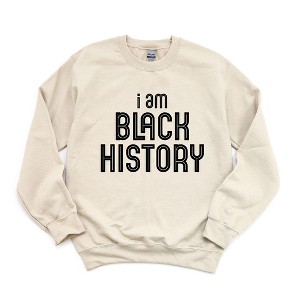 Simply Sage Market Women's Graphic Sweatshirt I Am Black History - 1 of 4