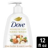 Dove Beauty Advanced Care Hand Wash - Shea Butter & Warm Vanilla - 12 fl oz
