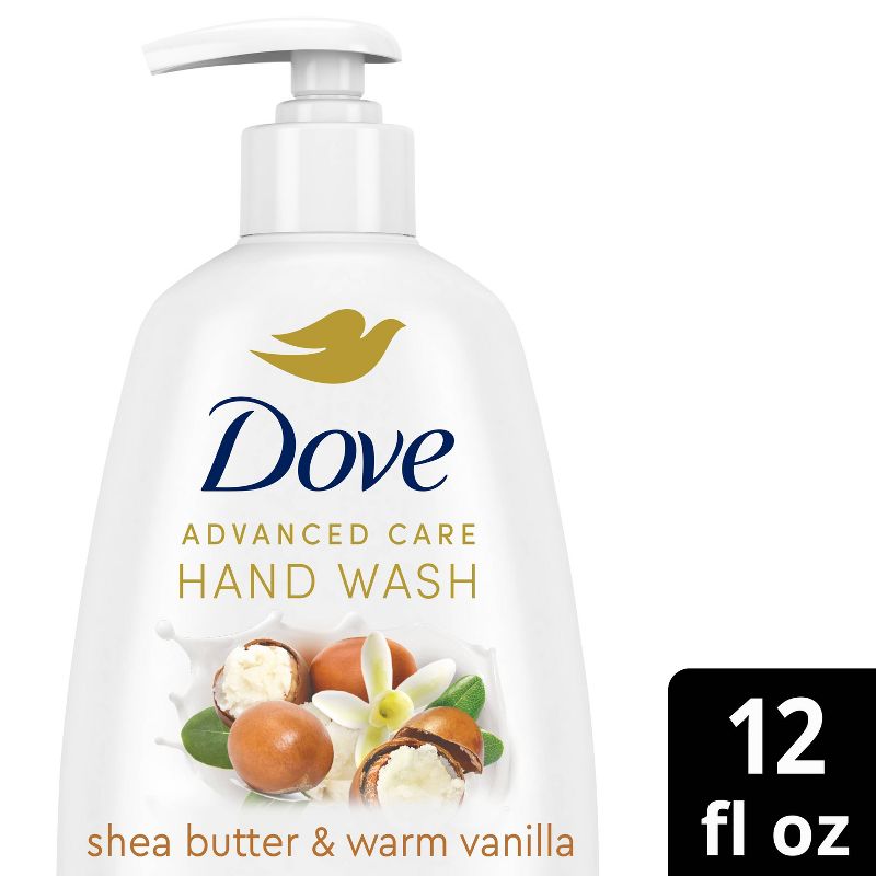 Dove Beauty Advanced Care Hand Wash - Shea Butter &#38; Warm Vanilla - 12 fl oz, 1 of 9
