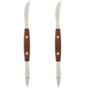 Norpro Squirtless Double Stainless Steel Blade Grapefruit Slicing Knife - 1 of 4