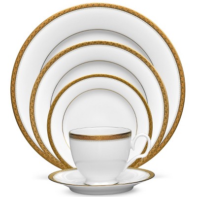 Noritake Charlotta Gold Place Setting