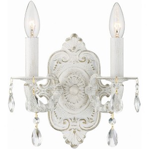 Crystorama Lighting Paris Market 2 - Light Sconce in  Antique White - 1 of 2