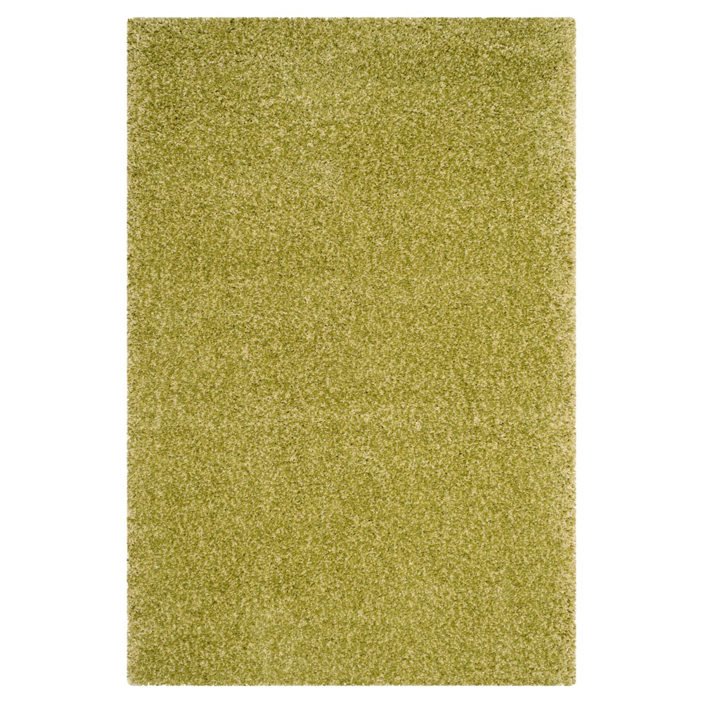 Green Solid Loomed Area Rug - (4'x6') - Safavieh