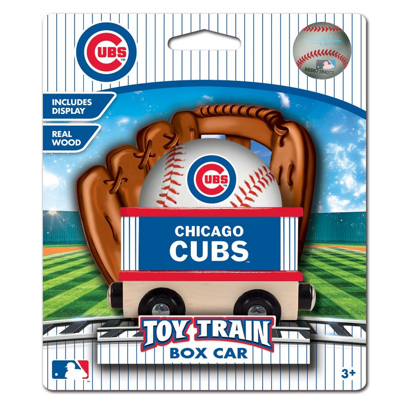 MasterPieces Wood Train Box Car - MLB Chicago Cubs, 3 of 6