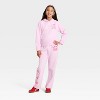 Girls' Sanrio Hello Kitty and Friends Fleece Sweatpants - Light Pink - 4 of 4