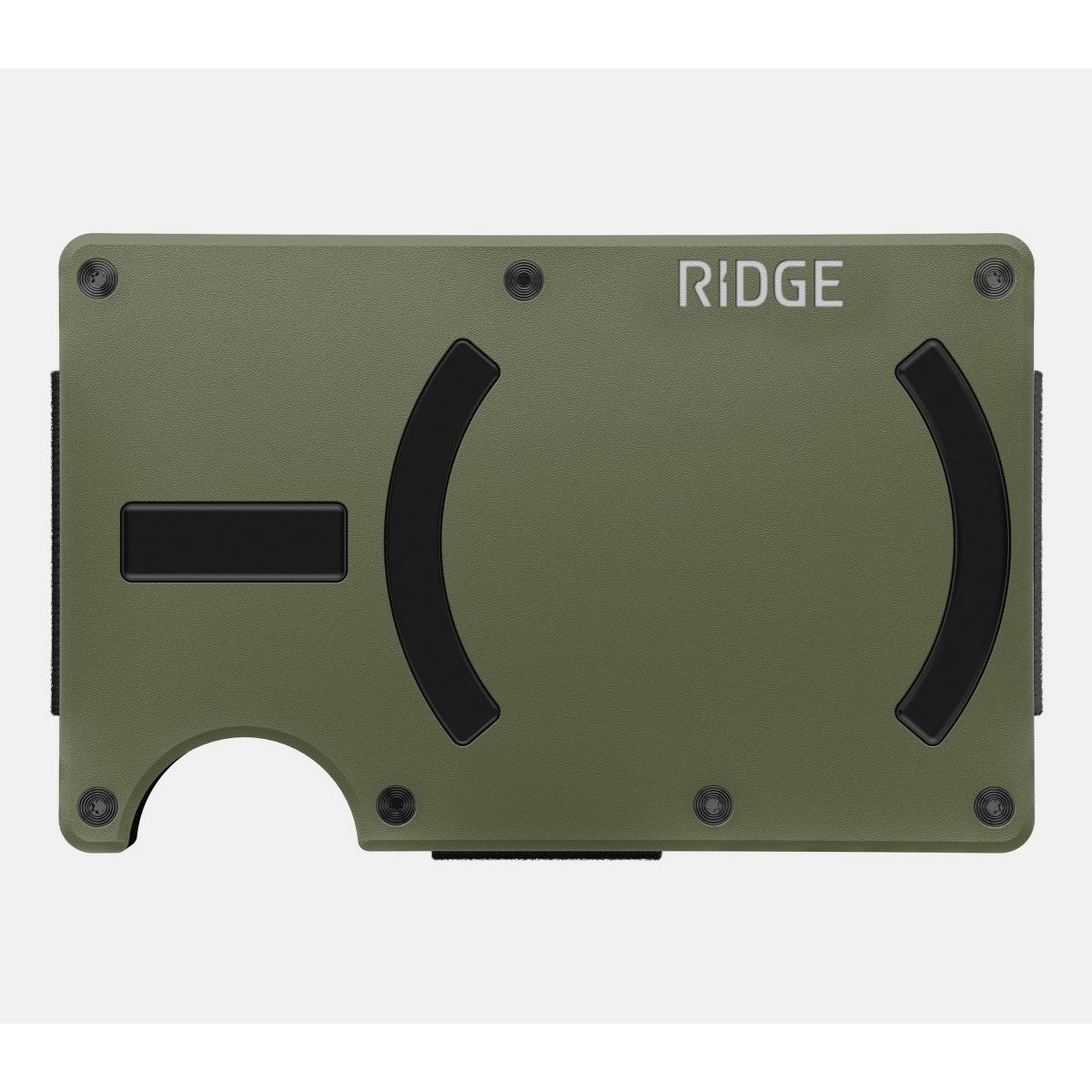 Ridge Wallet for Magsafe - Matte Olive - Cash Strap - thumbnail 2