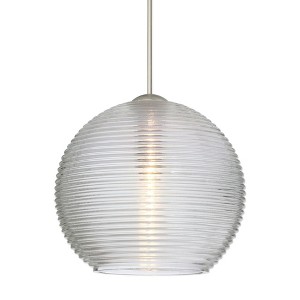 Besa Lighting Kristall 6 1 - Light Pendant in  Satin Nickel - 1 of 1