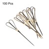 Unique Bargains Disposable Heart Shaped Bamboo Fruit Decorative Cocktail Picks 100 Pcs - 3 of 4
